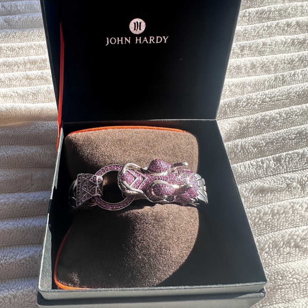 John Hardy pink sapphire bracelet